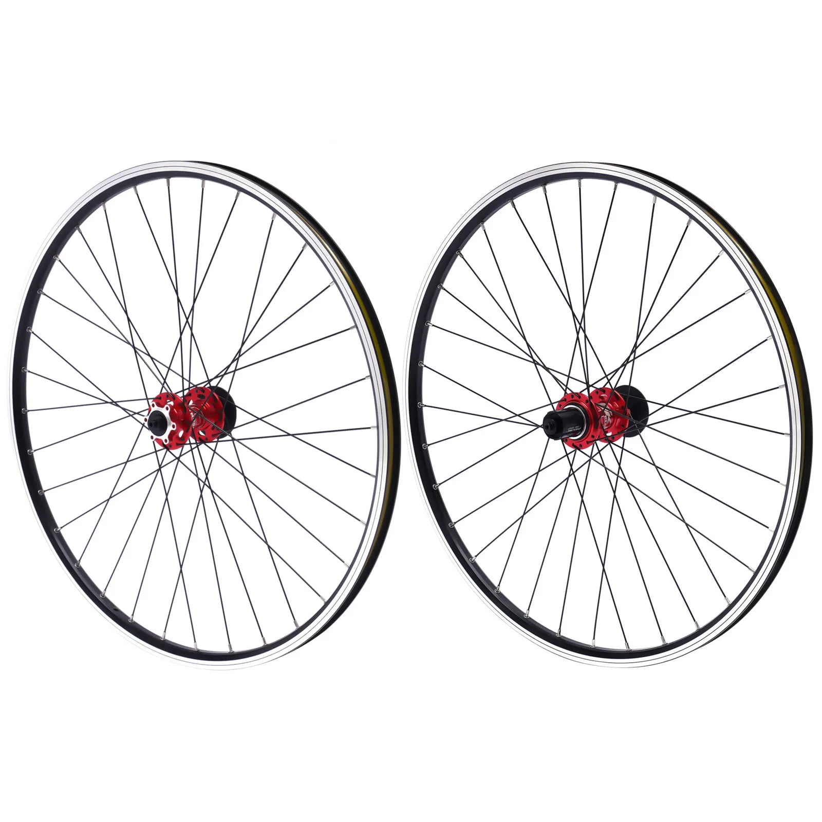 Mountain Bike Wheelset 29 Inch, Aluminum Alloy Rim Disc Brake MTB Wheelset, Quick Release Front Rear Wheels Black Bike Wheels