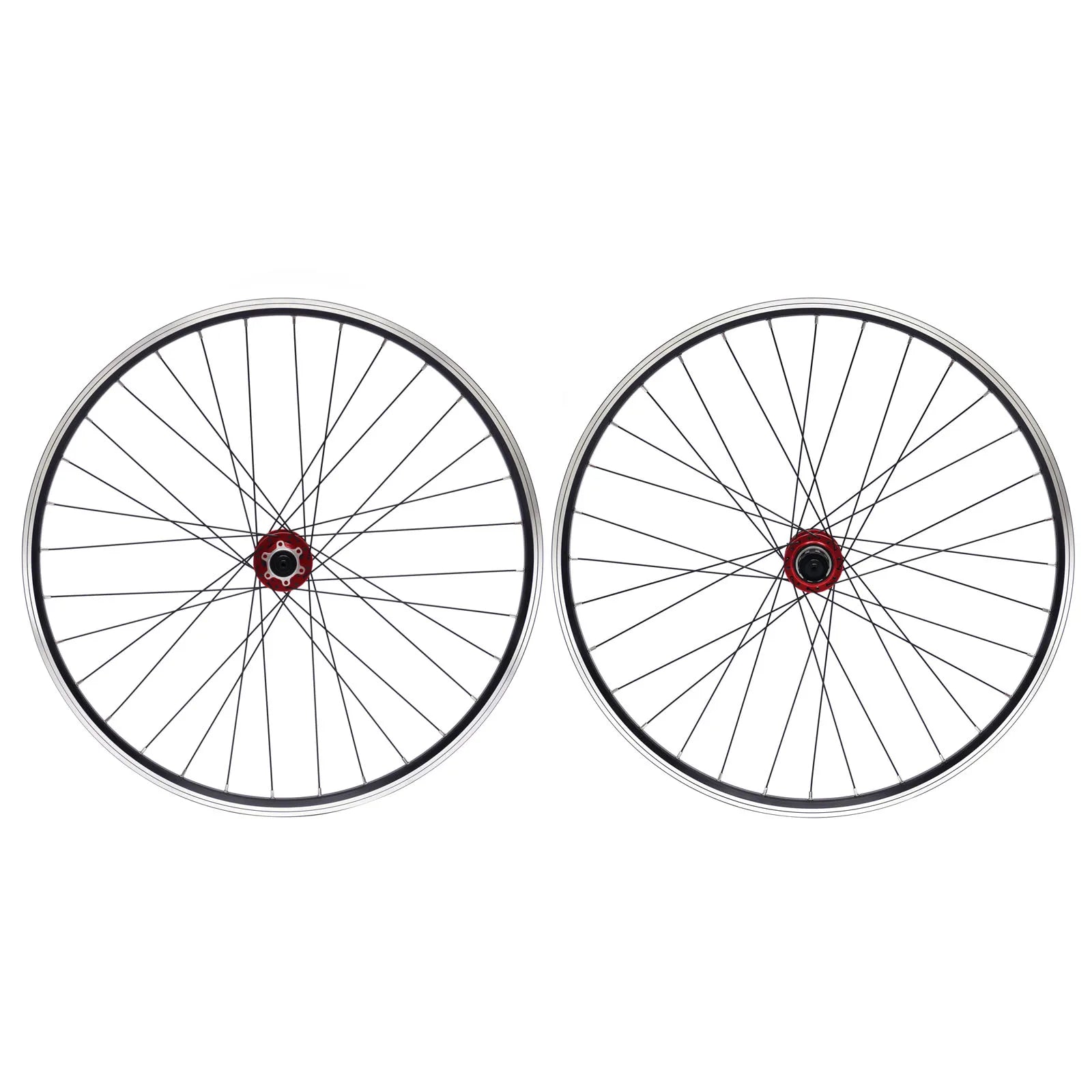 Mountain Bike Wheelset 29 Inch, Aluminum Alloy Rim Disc Brake MTB Wheelset, Quick Release Front Rear Wheels Black Bike Wheels