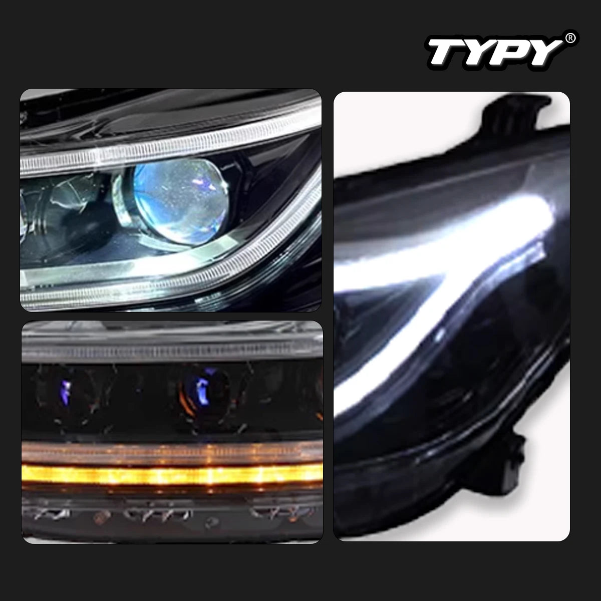 TYPY Car Lights For Chevrolet Cruz 2017-2020 Headlight LED Projetor head Lamp Daytime Running Light Automotive Accessories