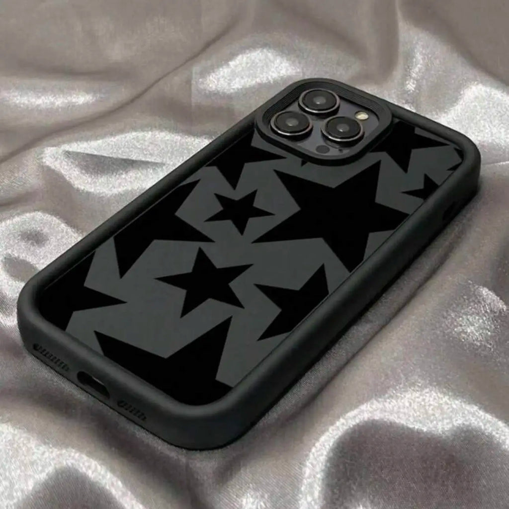 Star Pattern Phone Case, Full Body Shockproof Phone Protective Cover Compatible with IPhone 16 Pro Max 15 Pro 14Plus 13 12 11