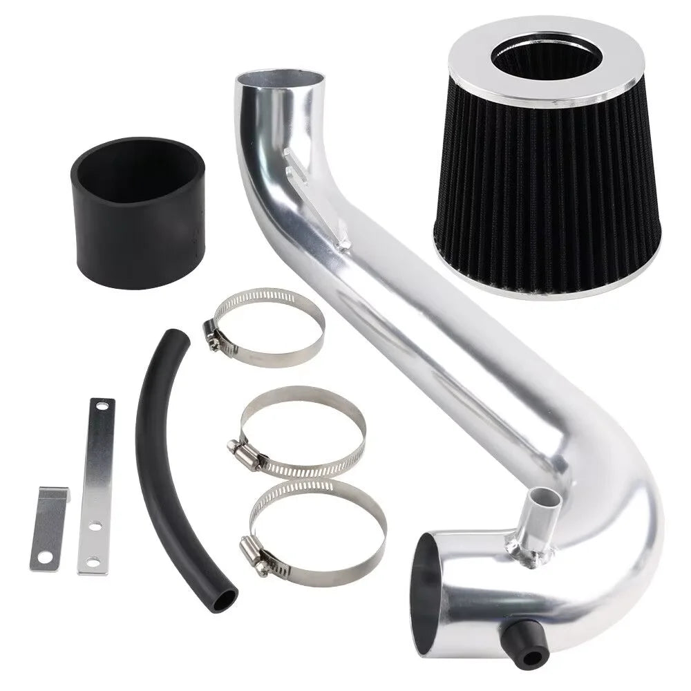 Aluminum Cold Air Intake Induction Pipe Black Filter For 01-05 Honda Civic 1.7L engine DX EX LX Performance Accessories